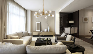 Graham 10 Light Pendant in Gold