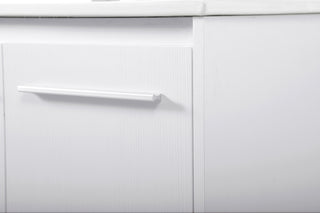 40 inch  Single Bathroom Floating Vanity in White