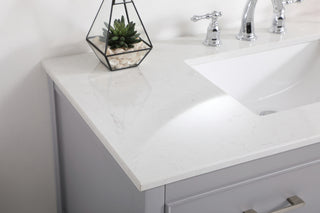 42 inch Single bathroom vanity in gray