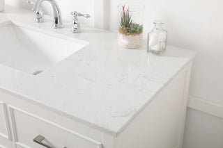 48 inch Single bathroom vanity in white