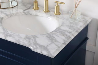 60 inch Double Bathroom Vanity set in Blue