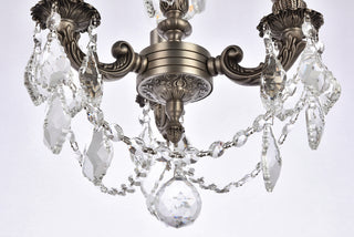 Lillie 3 light Pewter Pendant Clear Royal Cut Crystal