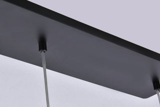 Eren 3 lights Black pendant