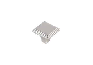 Wilow 1" Brushed Nickel Square Knob Multipack (Set of 10)