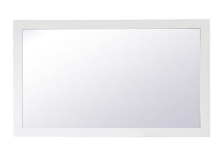 Aqua rectangle vanity mirror 60 inch in White
