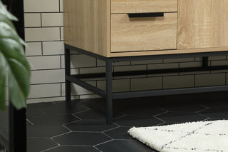 60 inch Single bathroom vanity in mango wood
