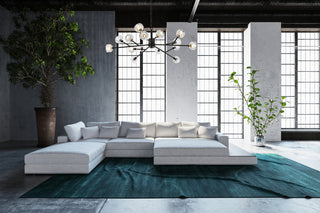 Graham 15 Light Pendant in Black