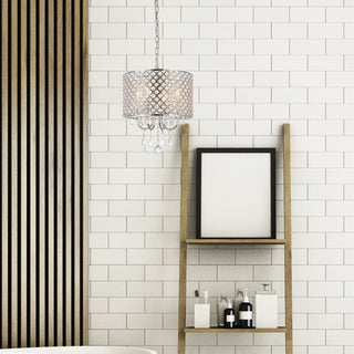 Elise 14 inch pendant in chrome