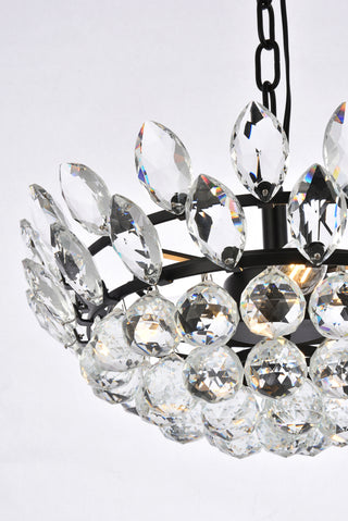 Emilia 16 inch pendant in black