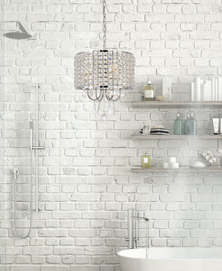 Elise 14 inch pendant in chrome