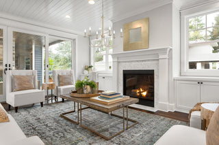 Brielle 6 lights pendant in weathered dove