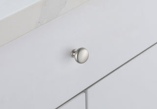 Cadon 1.2" Diameter Brushed Nickel Mushroom Knob Multipack (Set of 10)