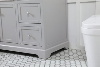 42 inch Single bathroom vanity in grey