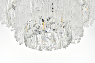 Emilia 15 inch Flush Mount Light  in Chrome