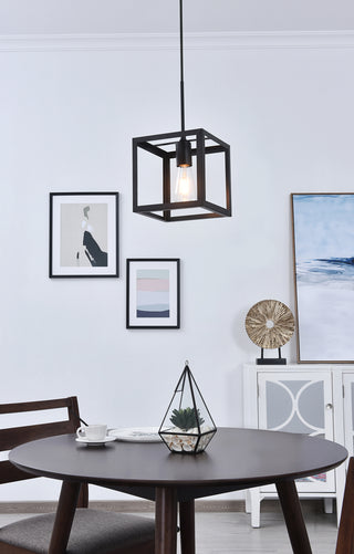 Resolute 1 light black Pendant