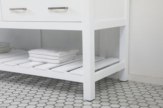72 inch double bathroom vanity in white