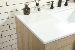 42 inch Single bathroom vanity in mango wood