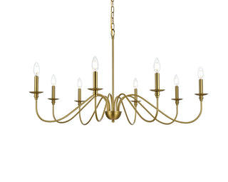 Rohan 42 inch chandelier in Satin Gold