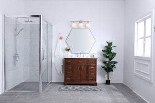 Collier 3 light Chrome and Frosted white glass Wall sconce