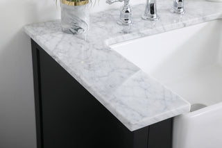 42 inch Single bathroom vanity in black