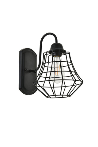 Candor 1 light black Wall Sconce