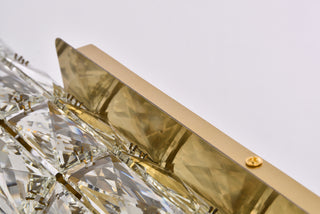 Valetta 30 inch LED linear wall sconce in gold