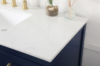 48 inch Single bathroom vanity in blue