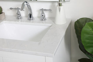 24 inch Single Bathroom Vanity in White