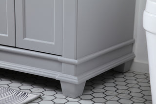 60 inch Double Bathroom Vanity set in Grey