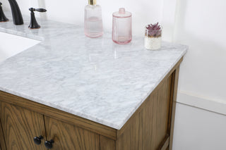 60 inch Single bathroom vanity in driftwood