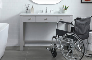 48 Inch ADA Compliant Bathroom Vanity In Grey