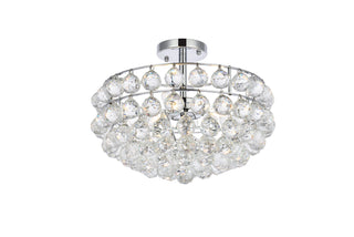 Savannah 16 inch flush mount in chrome