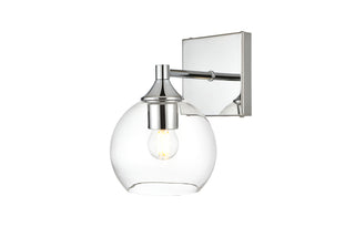 Foster 1 light Chrome and Clear Bath Sconce