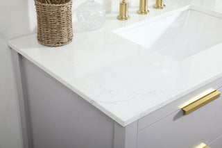 42 inch Single bathroom vanity in grey