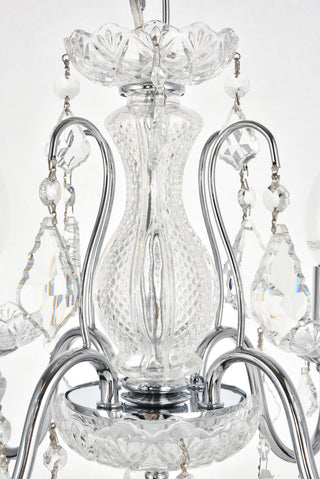 St. Francis 4 light Chrome Pendant Clear Royal Cut Crystal