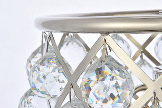 Madison 4 light polished nickel Pendant Clear Royal Cut Crystal