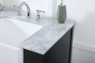 72 inch double bathroom vanity in black