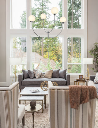Nyomi 42 inch chandelier in Chrome