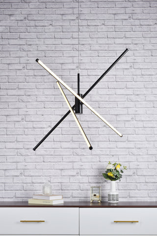 Sonya 3 Light Black Pendant