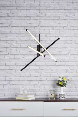 Sonya 3 Light Black Pendant