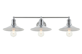 Etude 3 light chrome Wall Sconce