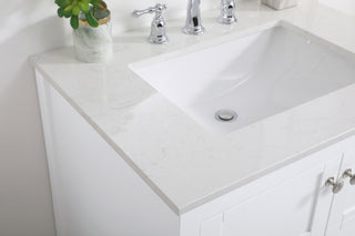 30 inch Single Bathroom Vanity in White