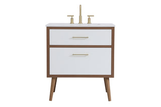 30 inch bathroom vanity in White