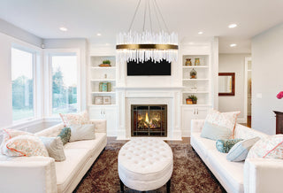 Dallas 18 light Gold Chandelier Clear Royal Cut Crystal