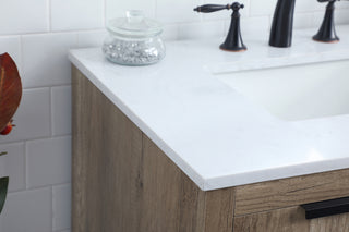 72 Inch Double Bathroom Vanity In Natural Oak