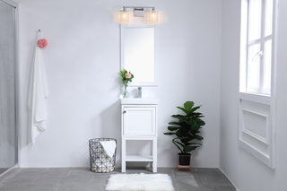 Phineas 2 light Chrome and Clear Crystals wall sconce