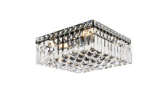Maxime 14 inch black flush mount