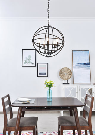 Octavia 5 light dark brown Pendant