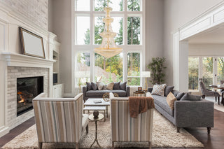Primo 42 light Gold Chandelier Clear Royal Cut Crystal