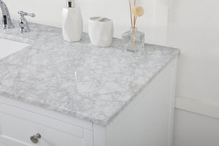 60 inch Single bathroom vanity in white
